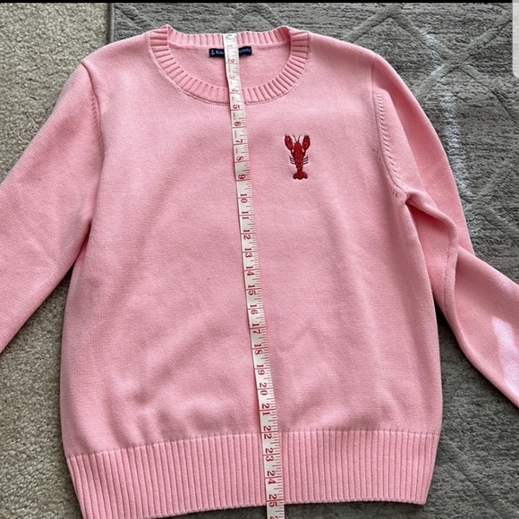 Kiel James Patrick Fresh Catch Lobster Sweater Pink Red Small Or Medium! Rare! - Picture 6 of 9